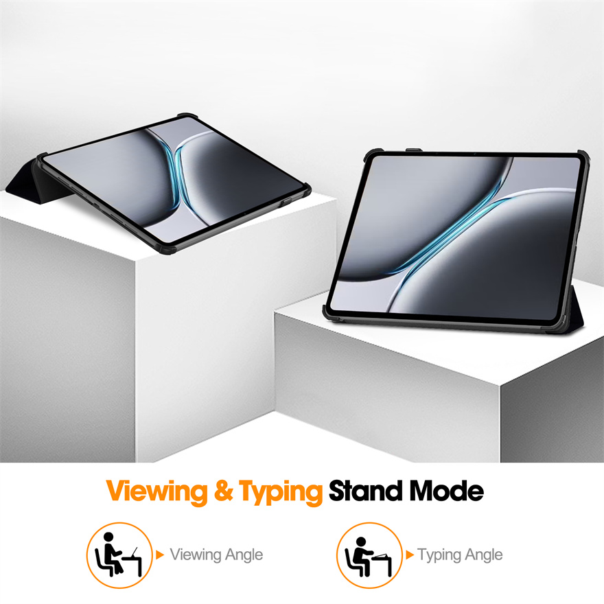 Stand case for One plus pad 2 Case 2024 Oneplus Pad Pro PU Leather 12.1inch Auto-sleep Wake Up Function Ultra Slim Lightweight Smart Shell Stand Cover for One plus pad 2 2024 Oneplus Pad Pro case.