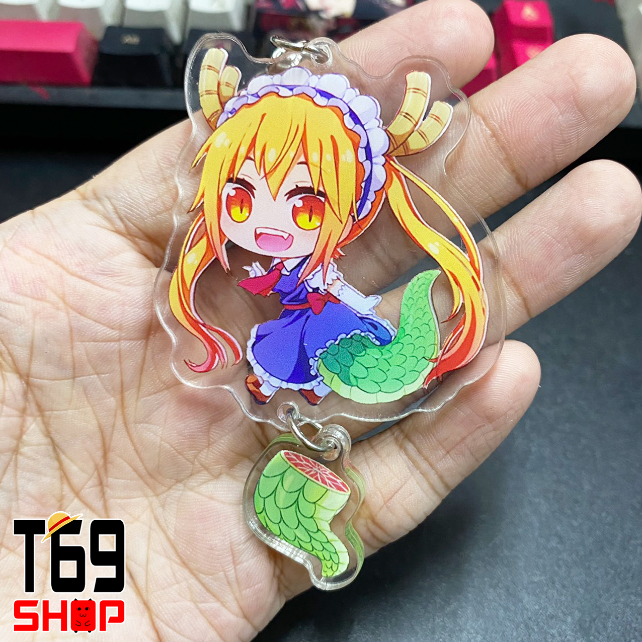 Móc khóa mica anime Miss Kobayashi's Dragon Maid - Móc treo