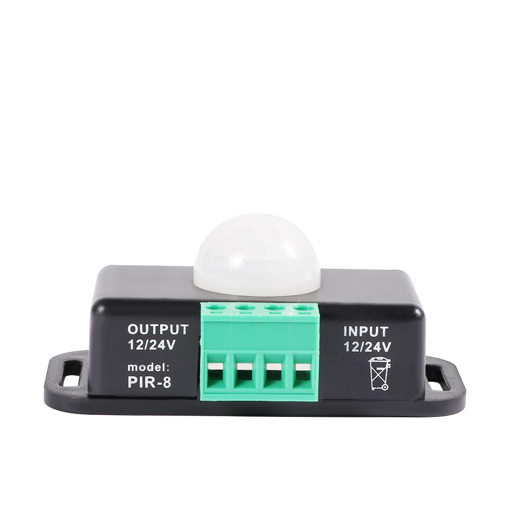 CLARINEJI Durable Electrical Infrared 8A DC 12V-24V Switch For LED Light Strip Sensor Body Auto