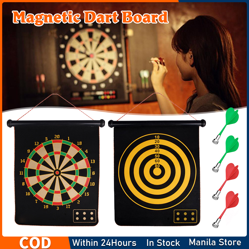12 inch Dart Board for Kids Safe Dart Board Double Sided