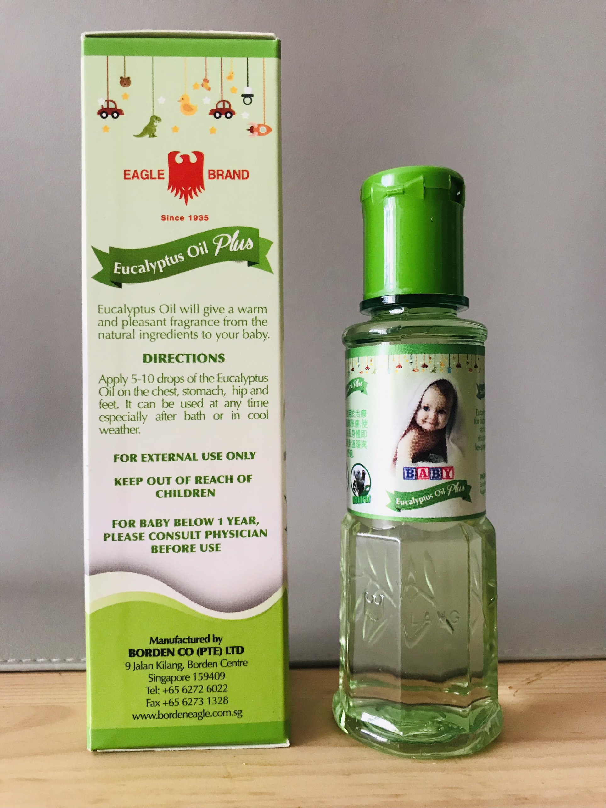Dầu khuynh diệp Con Ó chai xanh 60ml