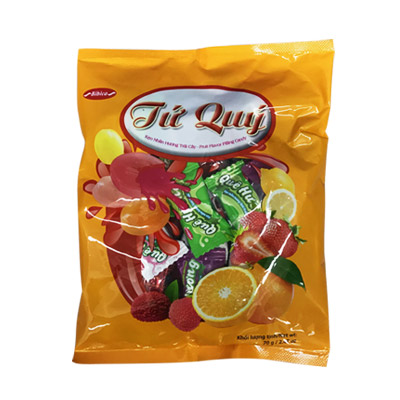 Combo 5 Kẹo Cứng Tứ Quý Bibica 70g