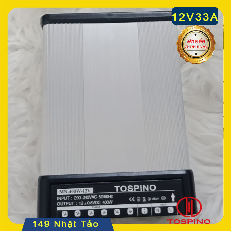 Nguồn Ngoài Trời 12V 33A chất lượng cao hàng chính hãng TOSPINO siêu bền
