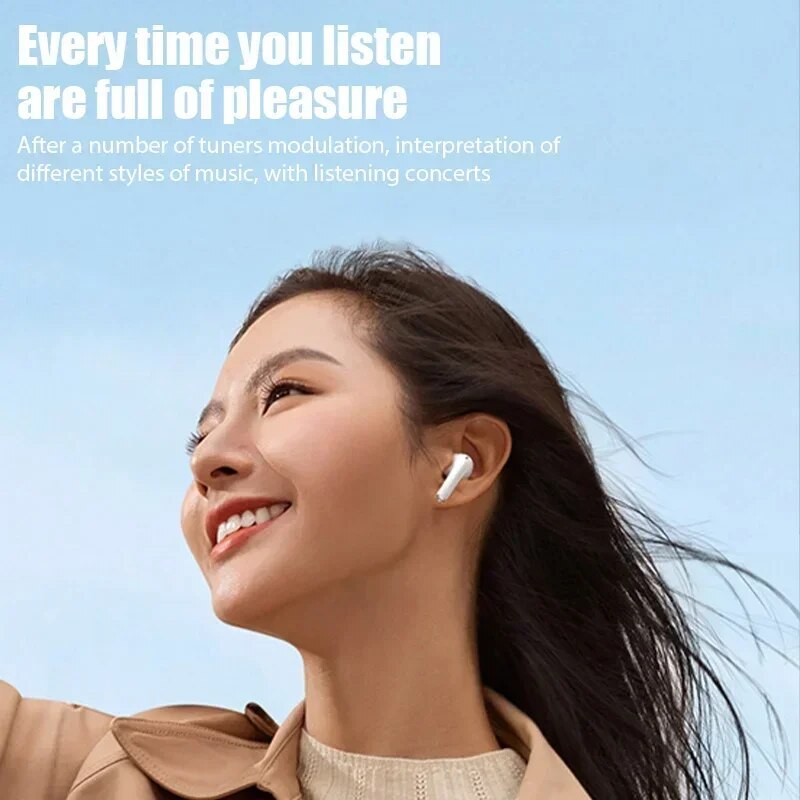 New Wireless Bluetooth Headset with Microphone Earbuds Touch Control Bluetooth Earphones Wireless Headphones