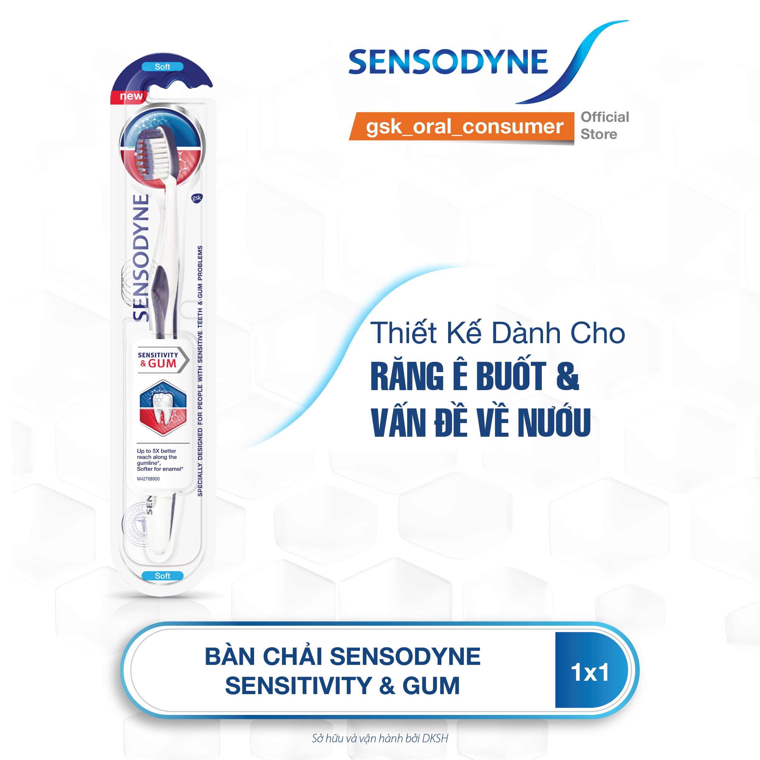 Bàn chải đánh răng Sensodyne Sensitivity & Gum
