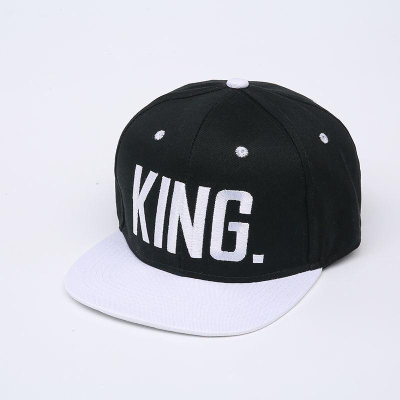 【Steellove mall】2019 4 color KING Embroidery Snapback Hat Acrylic Women Baseball Cap Hip-hop Sport Caps fashion dad hats