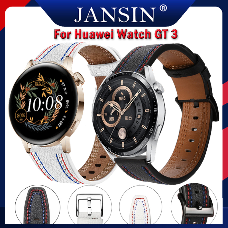 Dây đeo đồng hồ bằng da cho Huawei Watch GT 3 42mm Dây đeo 46mm với Dây đeo đồng hồ cho Huawei Watch GT 3 SE Dây đeo đồng hồ thông minh
