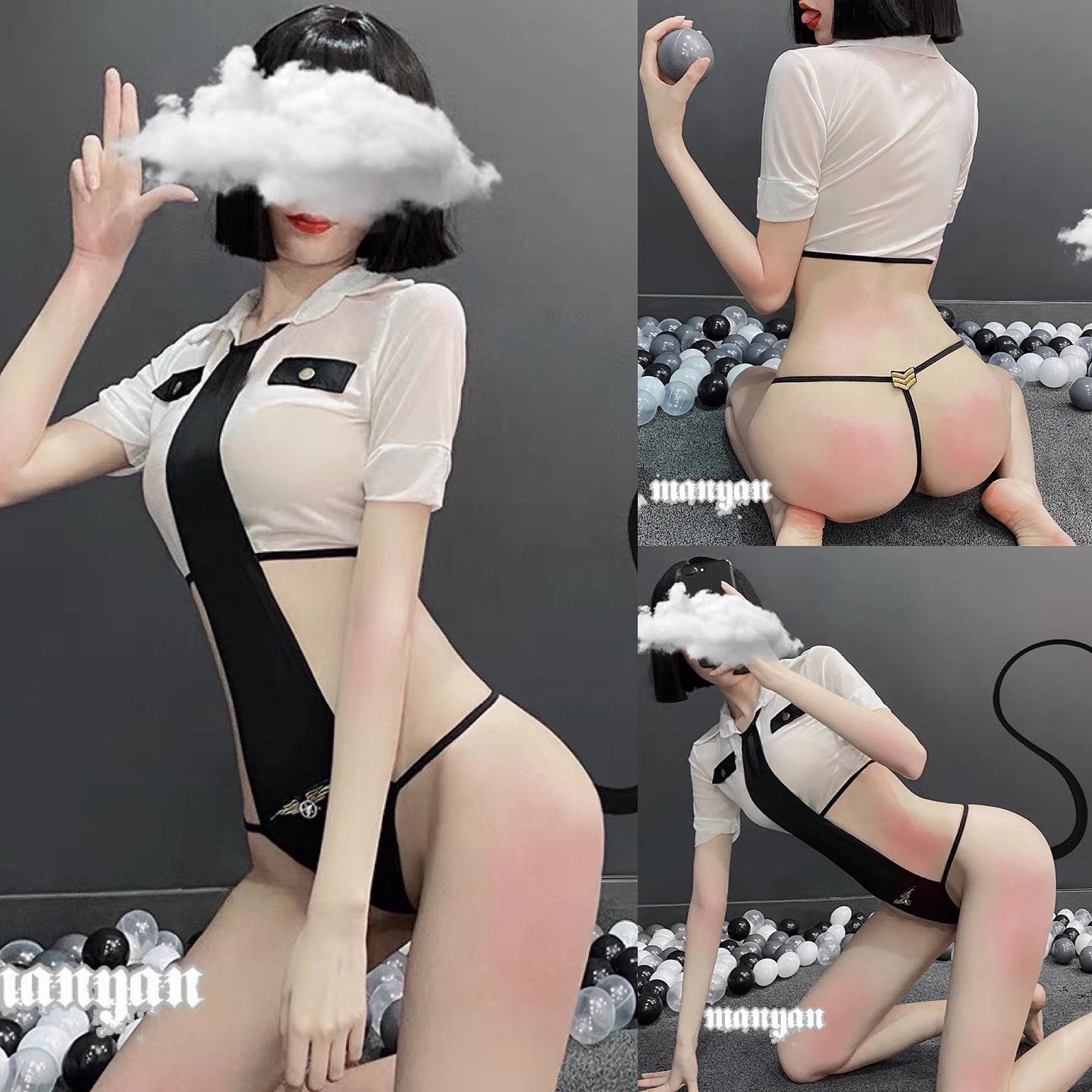 Cosplay cảnh sát ôm body gợi cảm