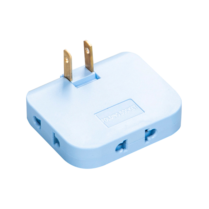 3 In 1 EU Extension Plug 180 Degree Rotation Charging Converter Socket