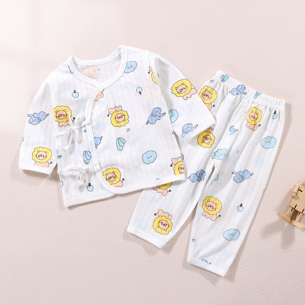 %E3%80%90LuxeGlow%E3%80%91Summer%20Autumn%20Children%20Home%20Clothing%20Pajamas%20Baby%20Underwear%20Set%20Thin%20Section%20Kids%20Clothes%20Boys%20Girls%20Two-piece%20Clothe%20Set%20-%20Image%204