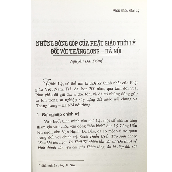 Phật Giáo Đời Lý