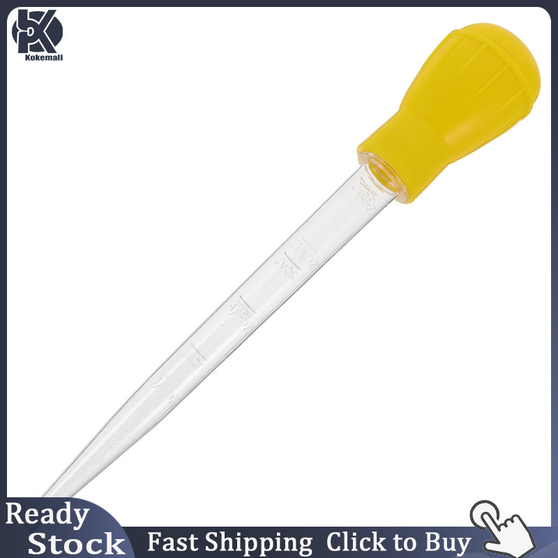 Kokemall Plastic Turkey Baster Reusable Turkey Baster Turkey Flavor Injector Baster