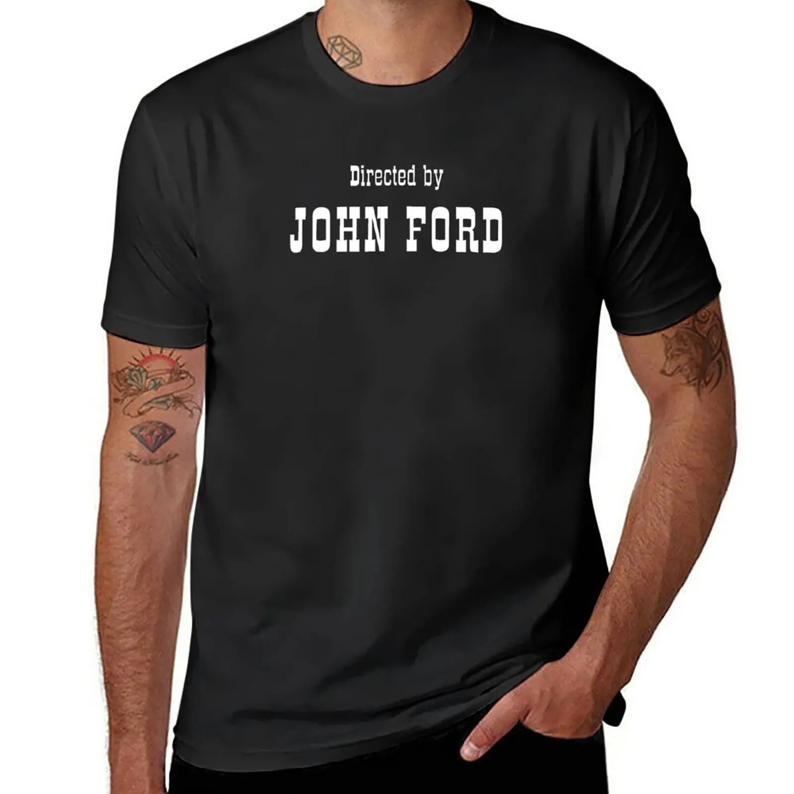Directed by John Ford T-Shirt black t shirts anime clothes black t shirt mens graphic t-shirts pack