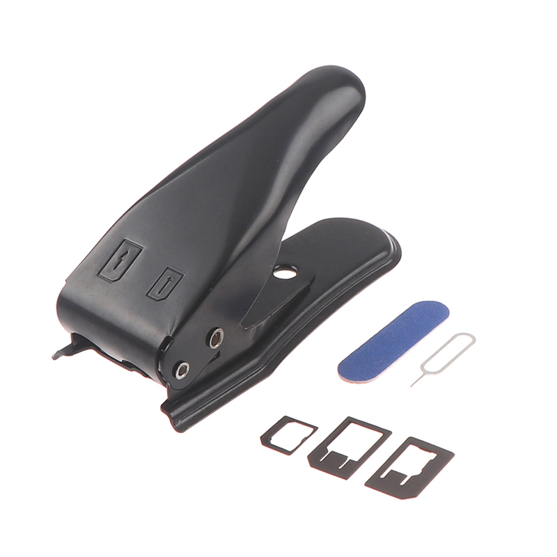Multi-function Dual 2 in 1 Nano Micro SIM Card Cutter For Smart Phone Accessory JINBING. 