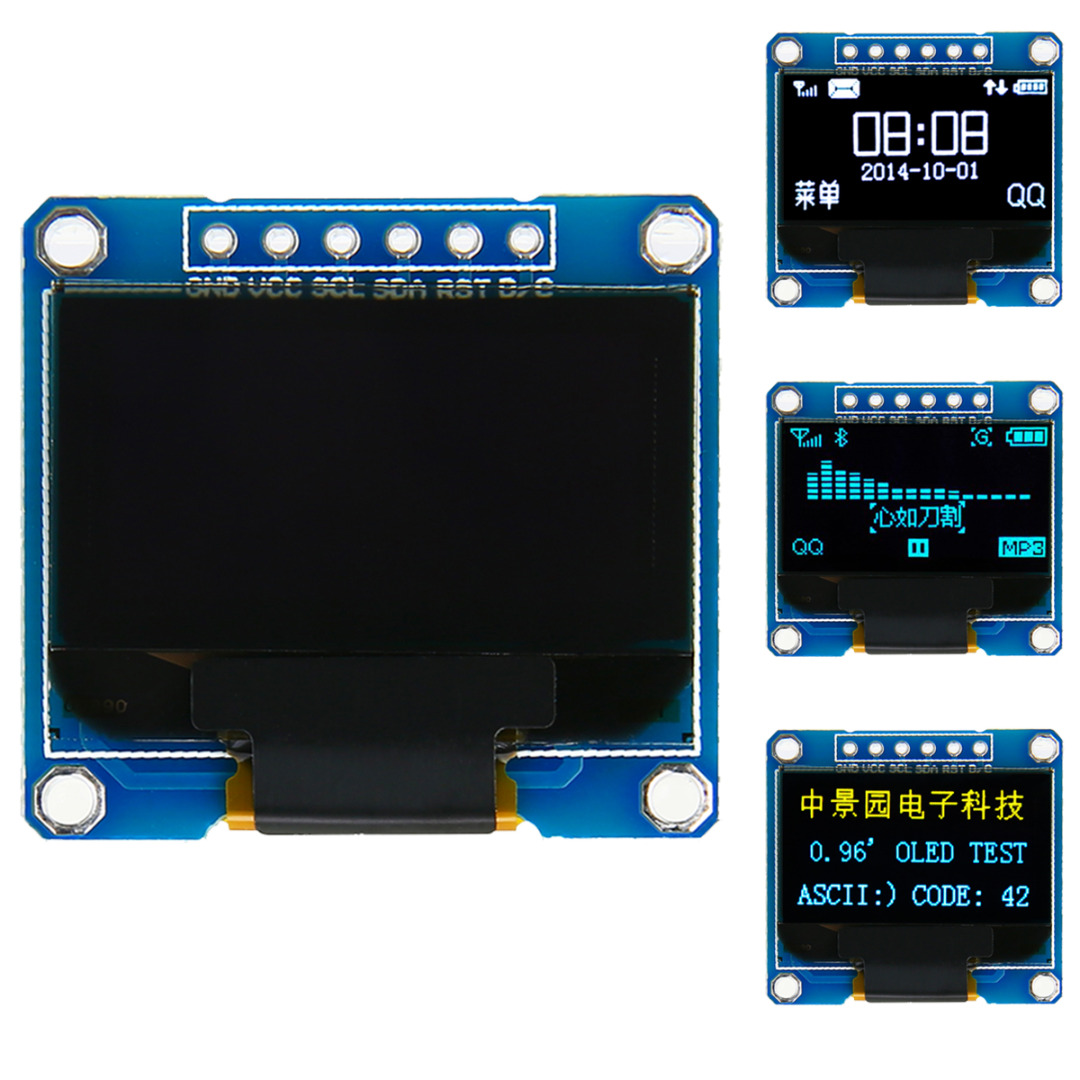 【LuxeGlow】Electronic OLED Display Module 0.96 inch 128X64 Yellow Blue ...