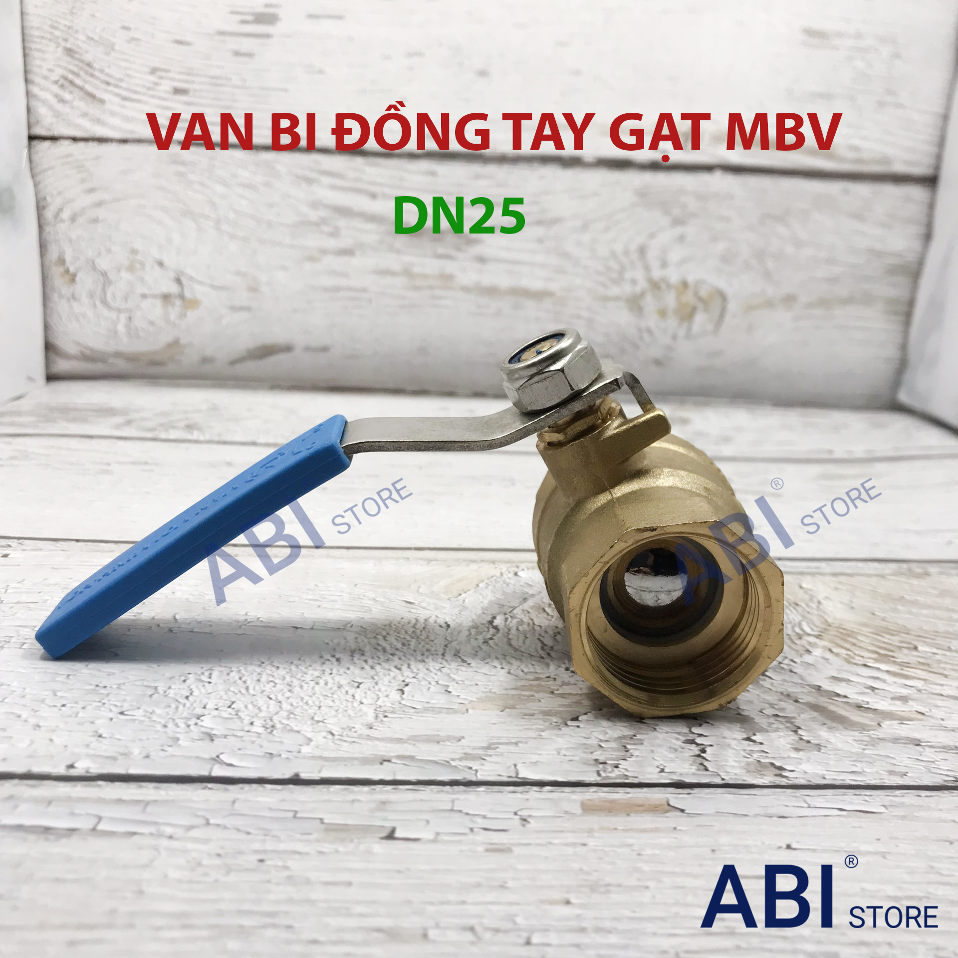Van bi đồng tay gạt MBV dn15 (1/2) và dn20 (3/4), dn25