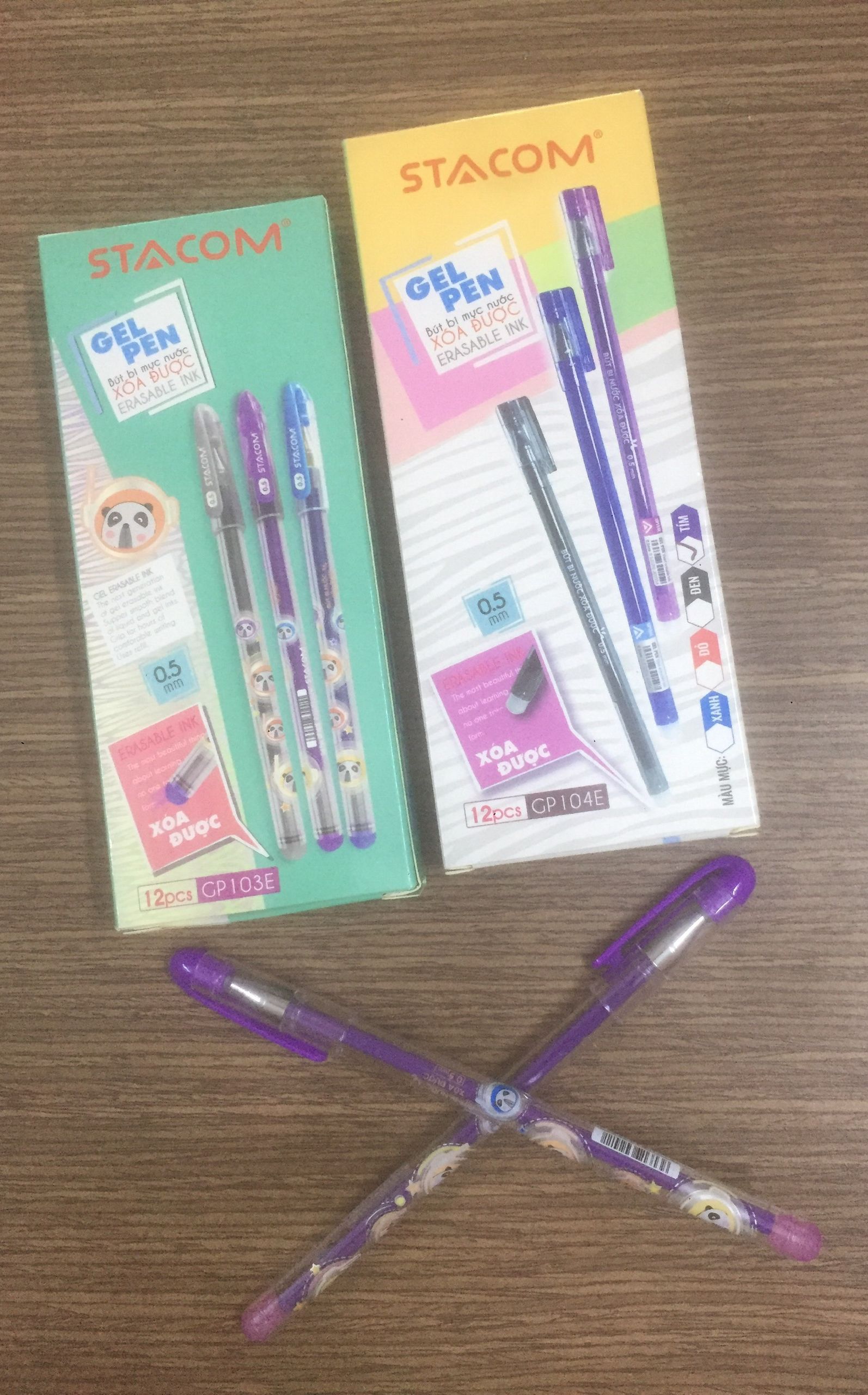 Bút bi mực nước STACOM GP103E 0.5mm