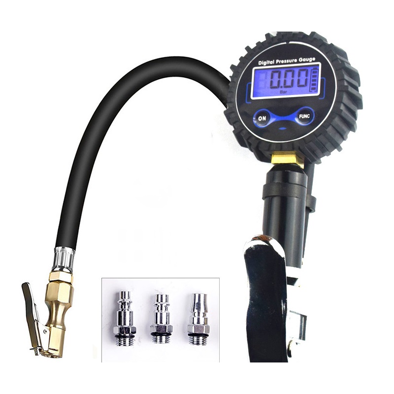 Digital Car Tire Air Pressure Inflator Gauge LED Display Car Tire ...