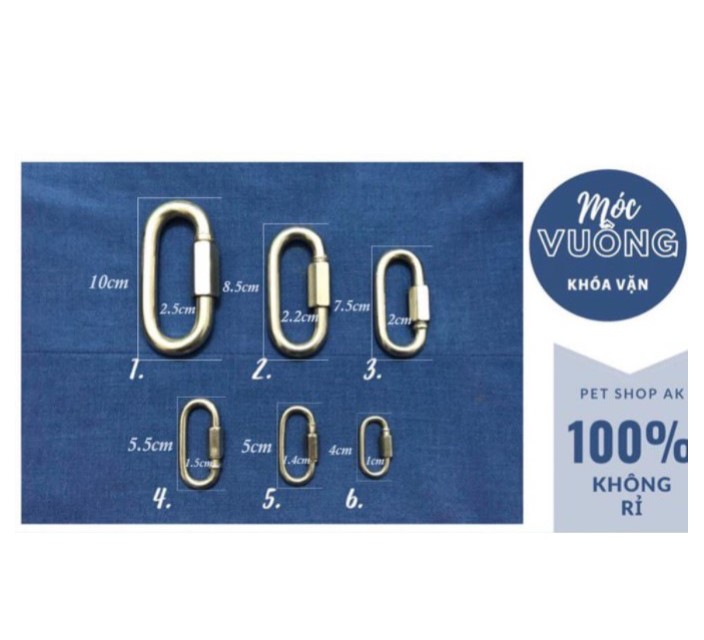 Móc nối xích, khóa xích INOX 304 [ Ø 8mm ]