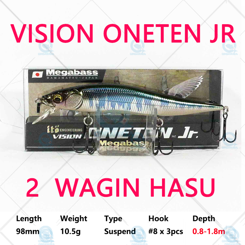 JAPAN Megabass VISION ONETEN Jr. 98mm 10.5g Suspend BASS Fishing