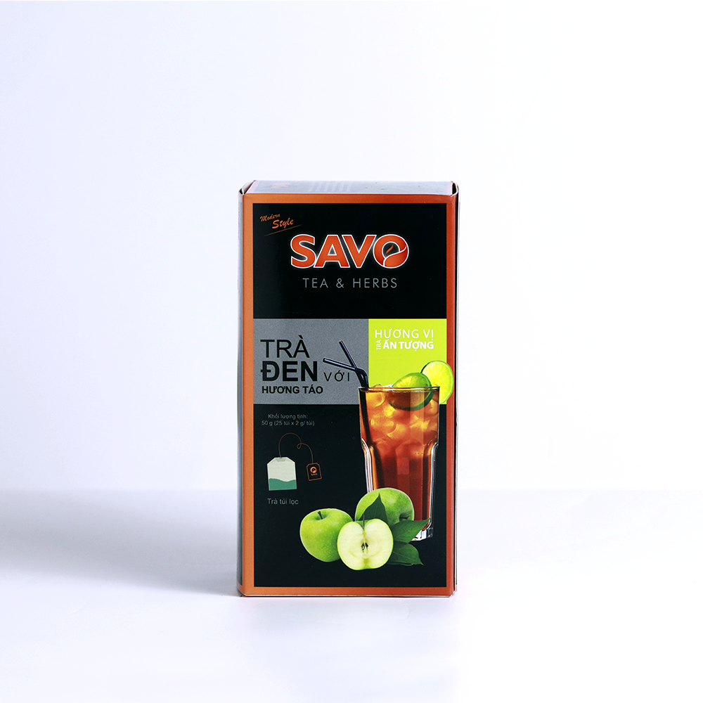 SAVO TRÀ TÚI LỌC - VỊ TÁO (Hộp 25 túi)