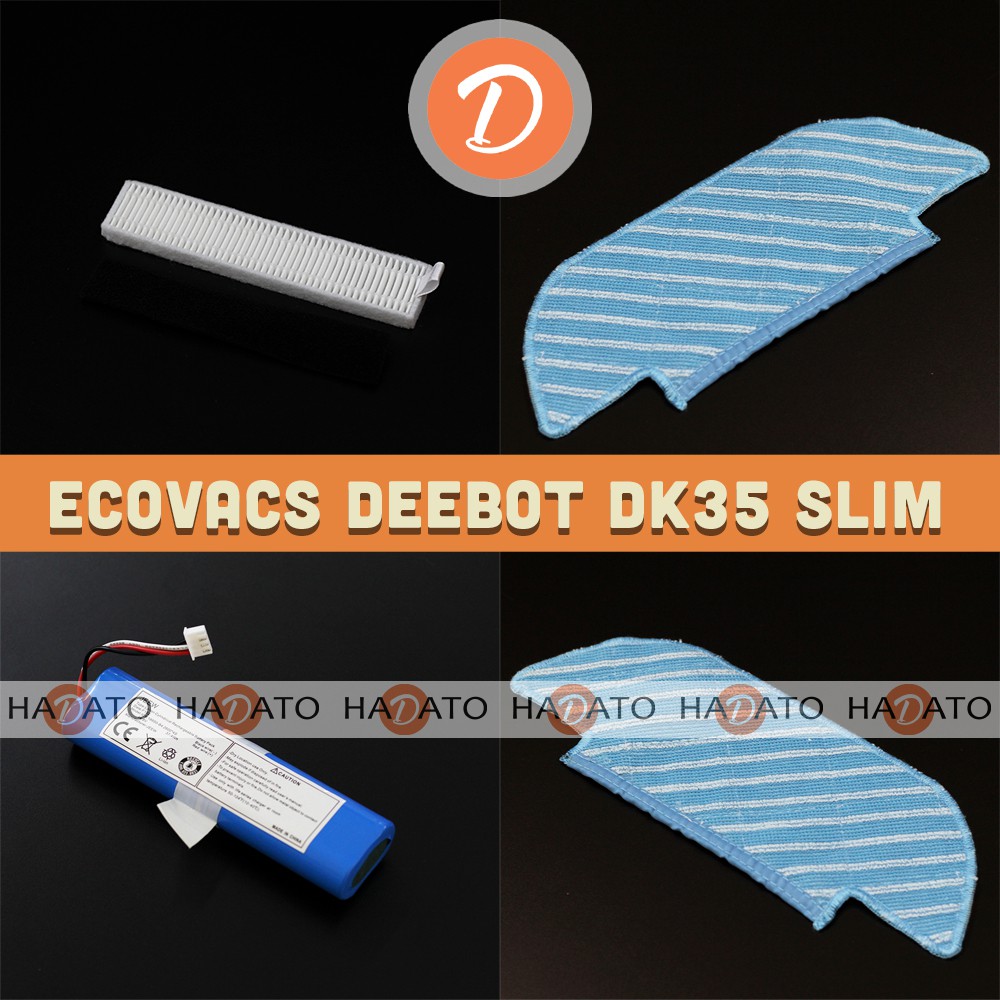 Phụ kiện robot Ecovacs Deebot OZMO Slim 10 Slim 11 DK35