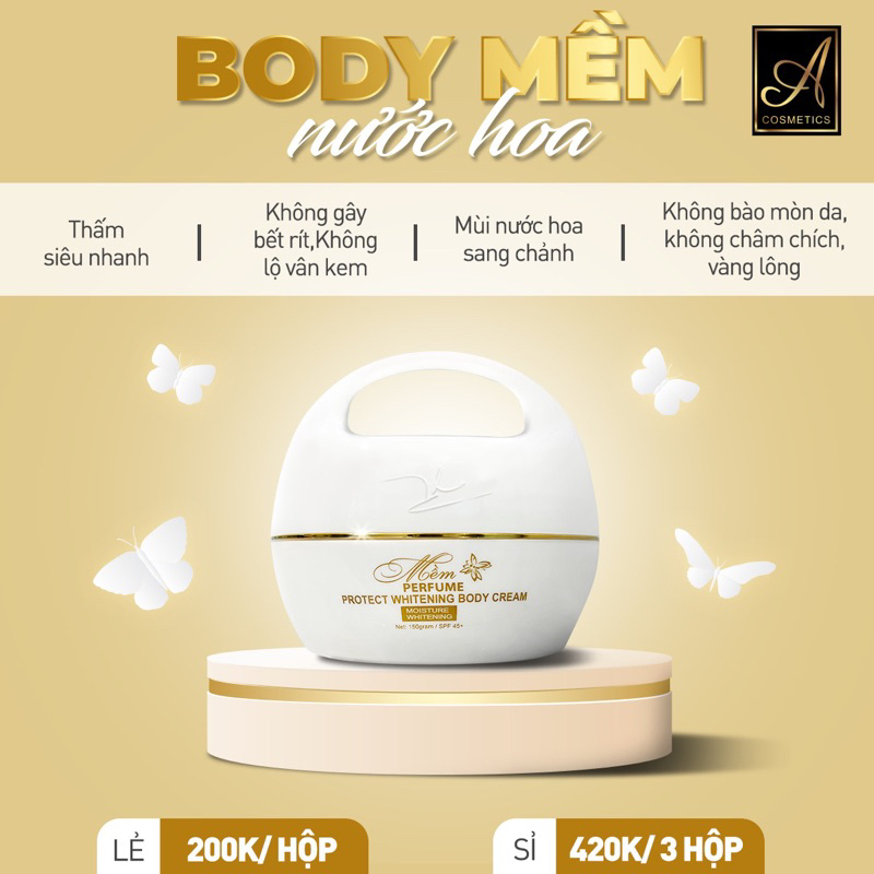 [ HÀNG CHÍNH HÃNG ] Kem Body Mềm Acosmetics