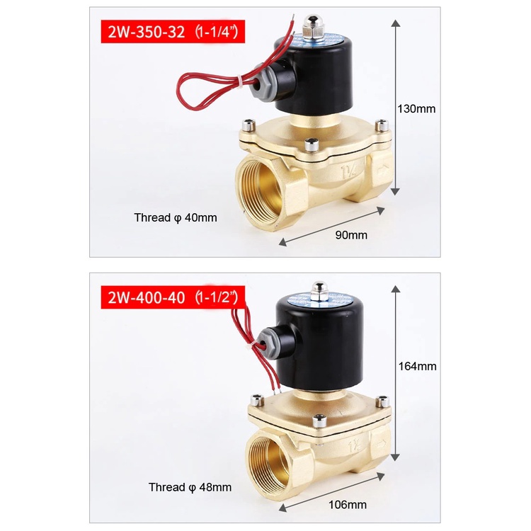 Van điện từ thường đóng coil đồng ud8, uw15, uw20, uw25 điện áp 220v, 24v chính hãng hàng nhập khẩu