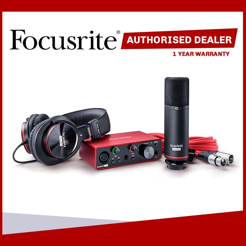 Focusrite Scarlett Solo Studio (3rd Gen) - Studio Recording Bundle