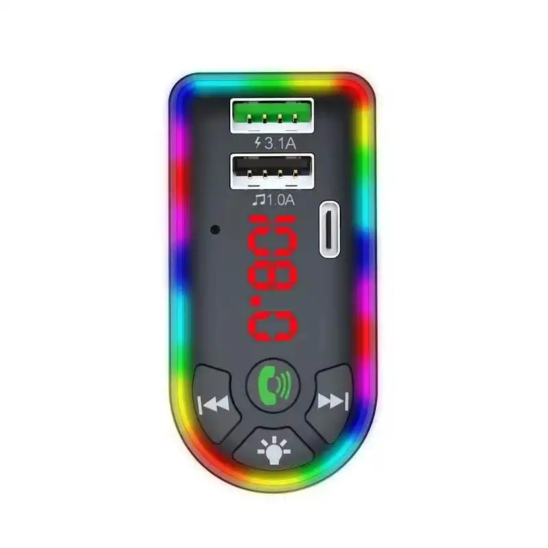 ภาพสินค้าบลูทูธในรถยนต์+ ที่ชาร์จไฟมือถือ รับสัญญาณบลูทูธ Car Kit MP3 Player FM Transmitter Modulator X8 จากร้าน Gadget9 You บน Lazada ภาพที่ 3