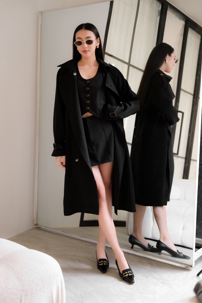 RUBIES Khoác Kiểu New Trench Coat