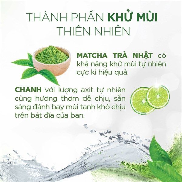 Combo 2 chai Nước rửa chén Sunlight trà xanh chai 750ml