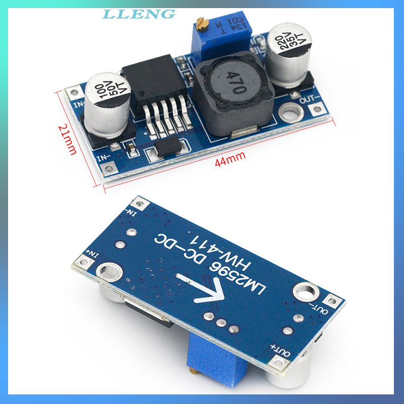 Lleng 3a adjustable step-down module dc-dc buck converter adjustable power supply module power supply buck converter module 24v to 12v 5v 3v
