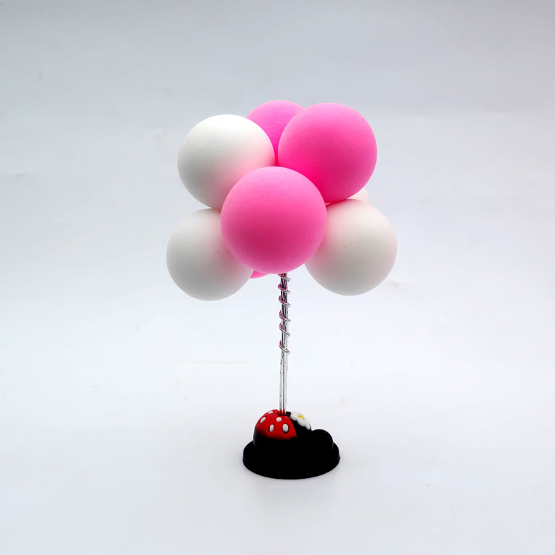 Mickey Colorful Confession Balloon Car Ornament Cake Base Pad Creative Couple Car Ornament Gift