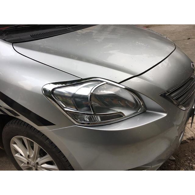 Ốp viền đèn pha hậu Vios 2007-2013