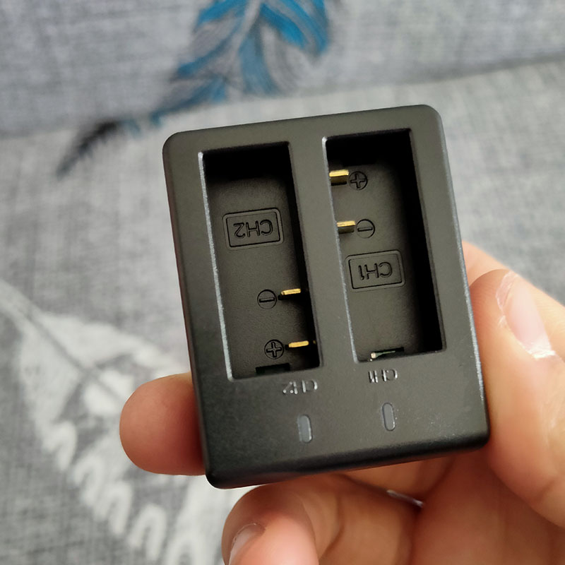 KFFTWWX Battery Charger for SJCAM SJ4000 SJ5000 AKASO/Campark APEMAN/DBPOWER/NEXGADGET/WiMiUS/Lightdow/EKEN H9R Action Camera. 