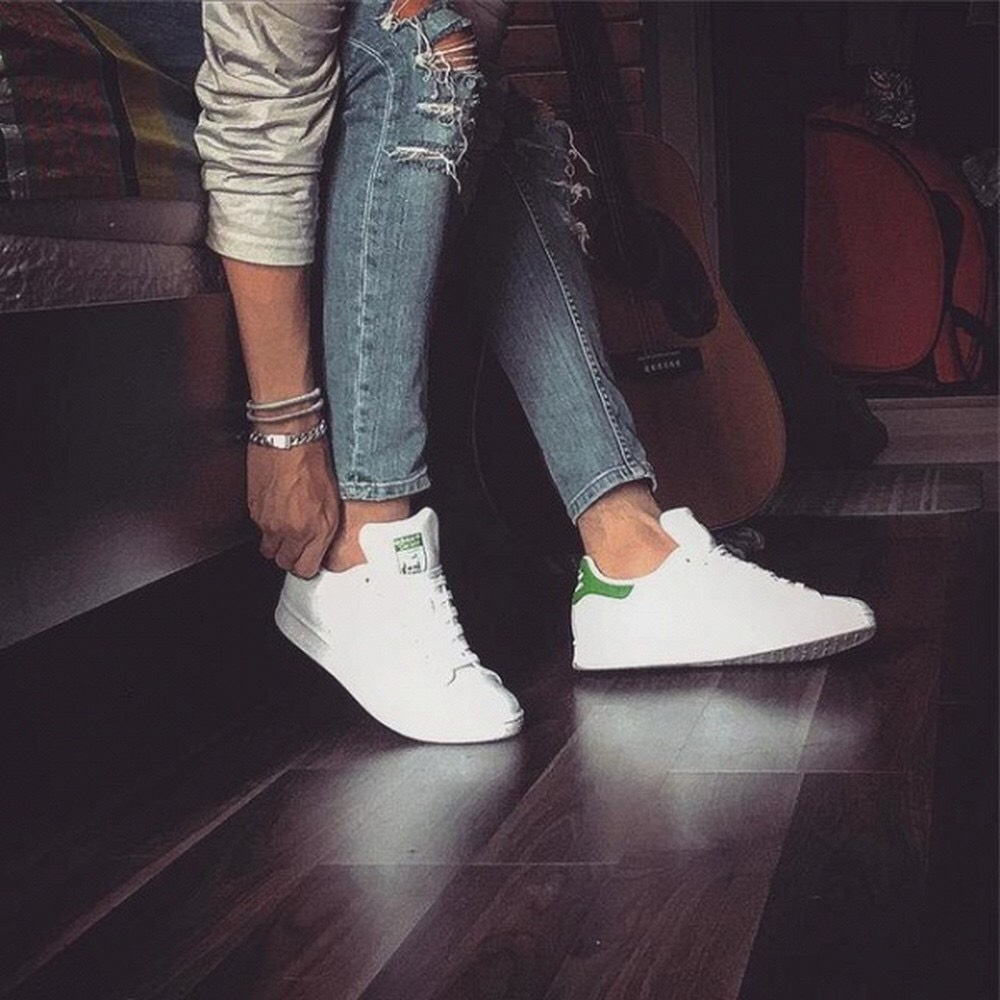[HCM - SHIP HỎA TỐC]Giày thể thao nam nữ trắng stansmith GI18