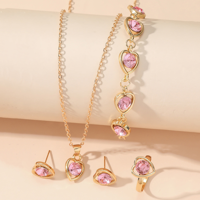 5Pcs%20Luxury%20Heart%20Shape%20Jewelry%20Sets%20Of%20Necklace%20Ring%20Earrings%20Bracelet%20For%20Women%20Bridal%20Wedding%20Accessories%20Anniversary%20Gifts%20Mzea%20-%20Image%205