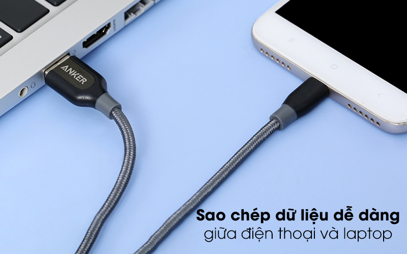 Cáp Micro USB 0.9m Anker PowerLine+ A8142 ( Likenew )