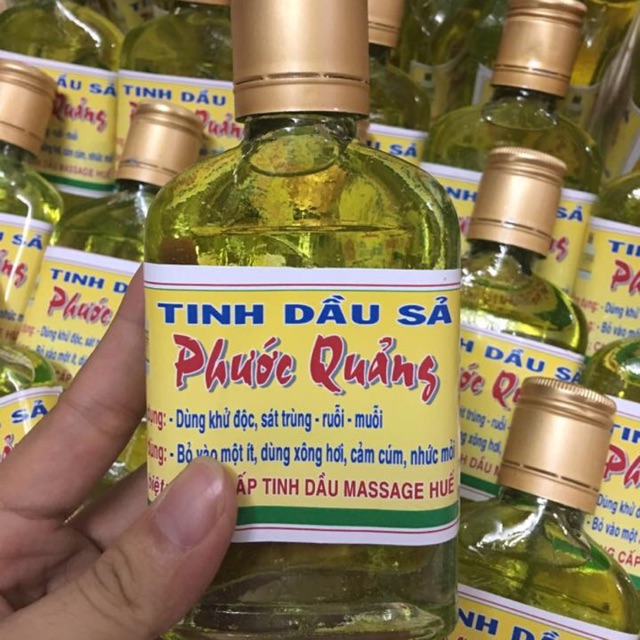 Tinh dầu xả Phước Quảng 100ml chống muỗi ( ĐẶC SẢN HUẾ )