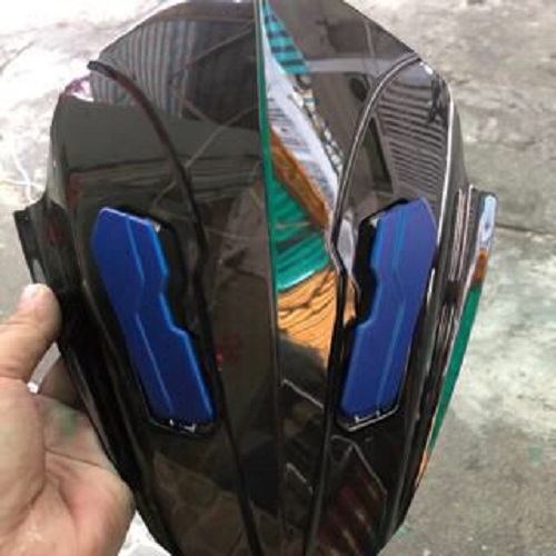 Mão/ Chắn gió Ốp đầu siêu nhân kiểu che ốc Winner X (ver2).