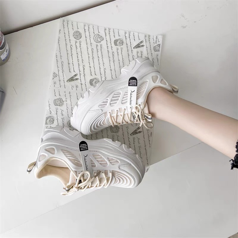 [SIÊU SALE NĂM MỚI] [FREESHIP + VOUCHER] Giày thể thao nữ độn đế 5cm Xuka