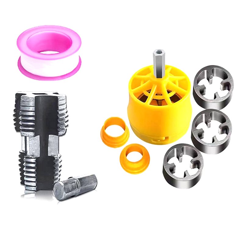 Pipe Threader Kit Internal Thread Opener Pvc Plastic Pipe Electric ...