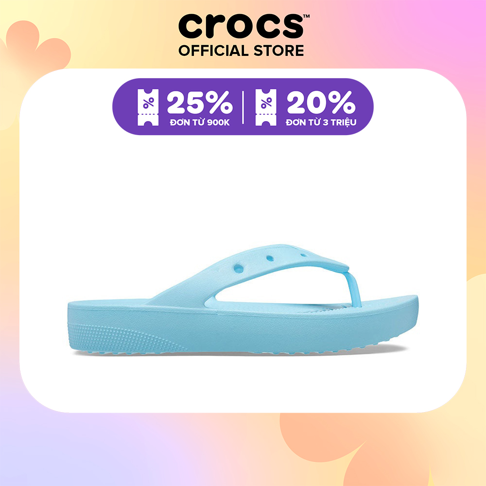 Dép Xỏ Ngón Nữ Crocs Platform Classic