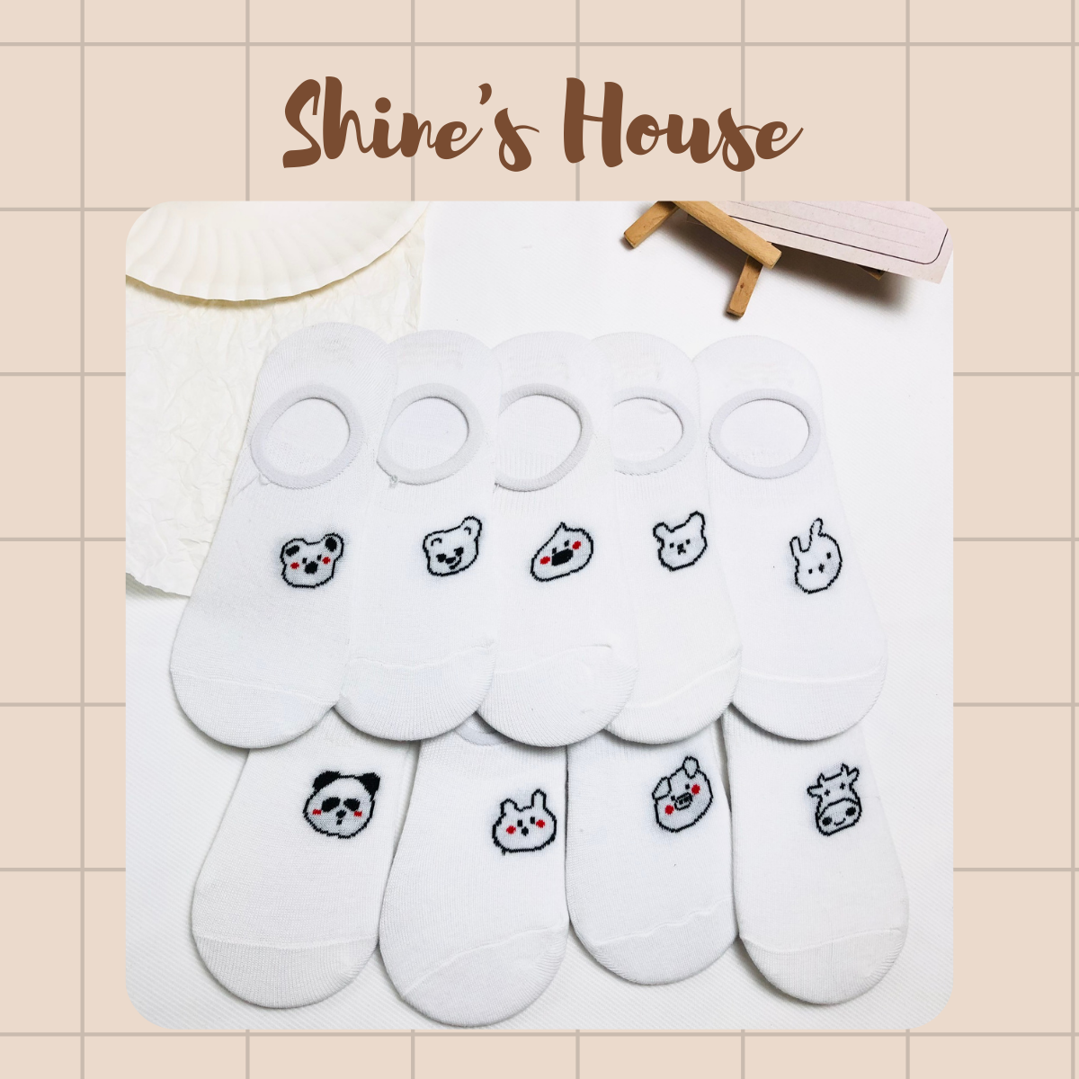 Vớ lười hình thú dễ thương 9 mẫu