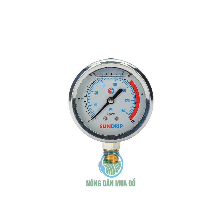 [HCM]Đồng hồ đo áp suất dầu mặt 63 hiệu HV
