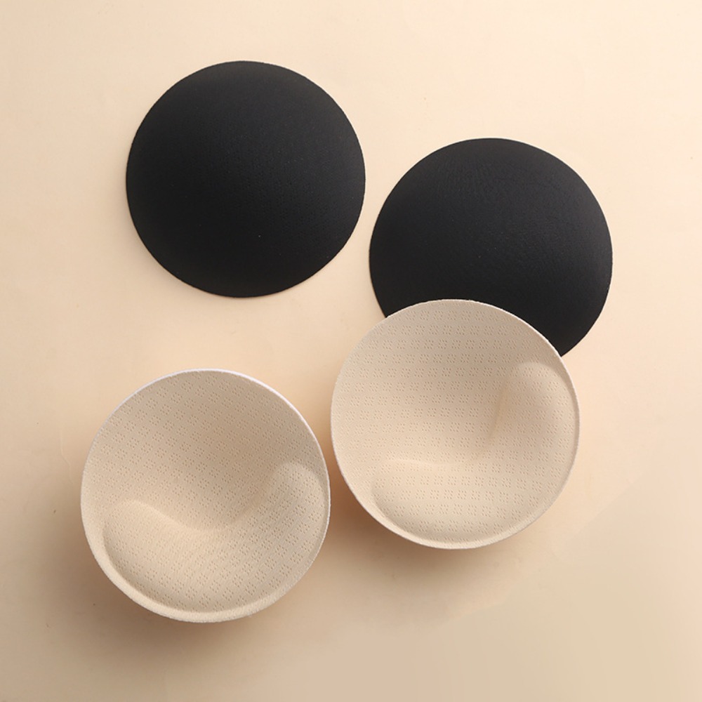 Breathable Enhancer Removable Round Soft Sponge Breast Insert Bra Pads ...