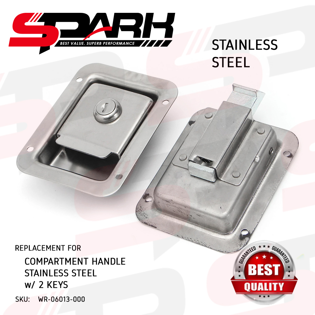 Heavy Duty Compartment Lock Stainless Steel Paddle Door Latch Trailer