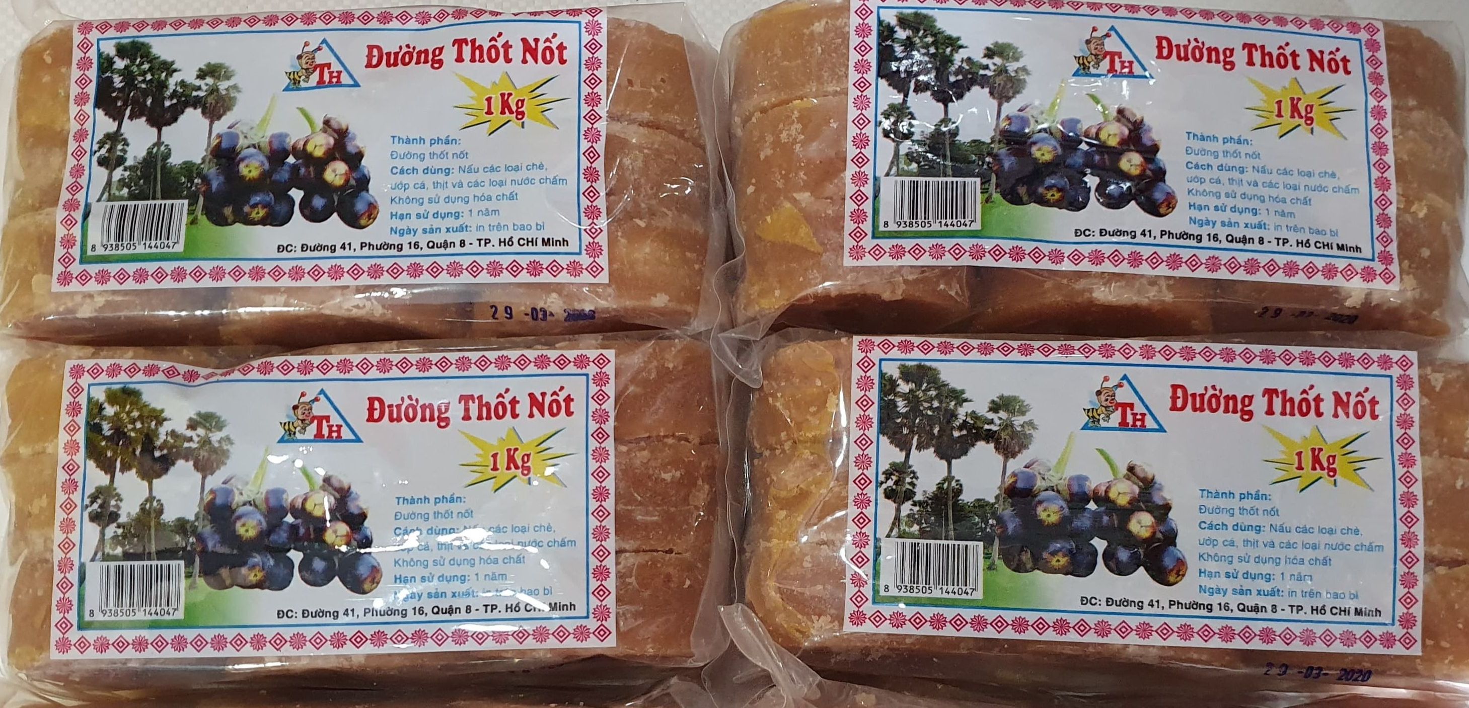Đường Thốt Nốt TH Gói 1Kg