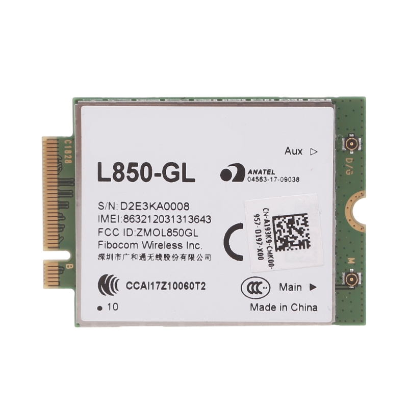 Fibocom l850-gl card 4g lte wwan card module for lenovo thinkpad x1 carbon gen6